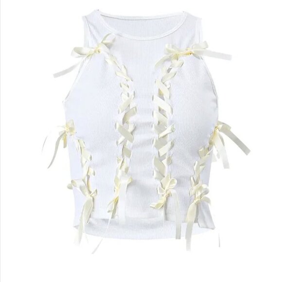 Ribbon Tank Top - Picture 2 of 3